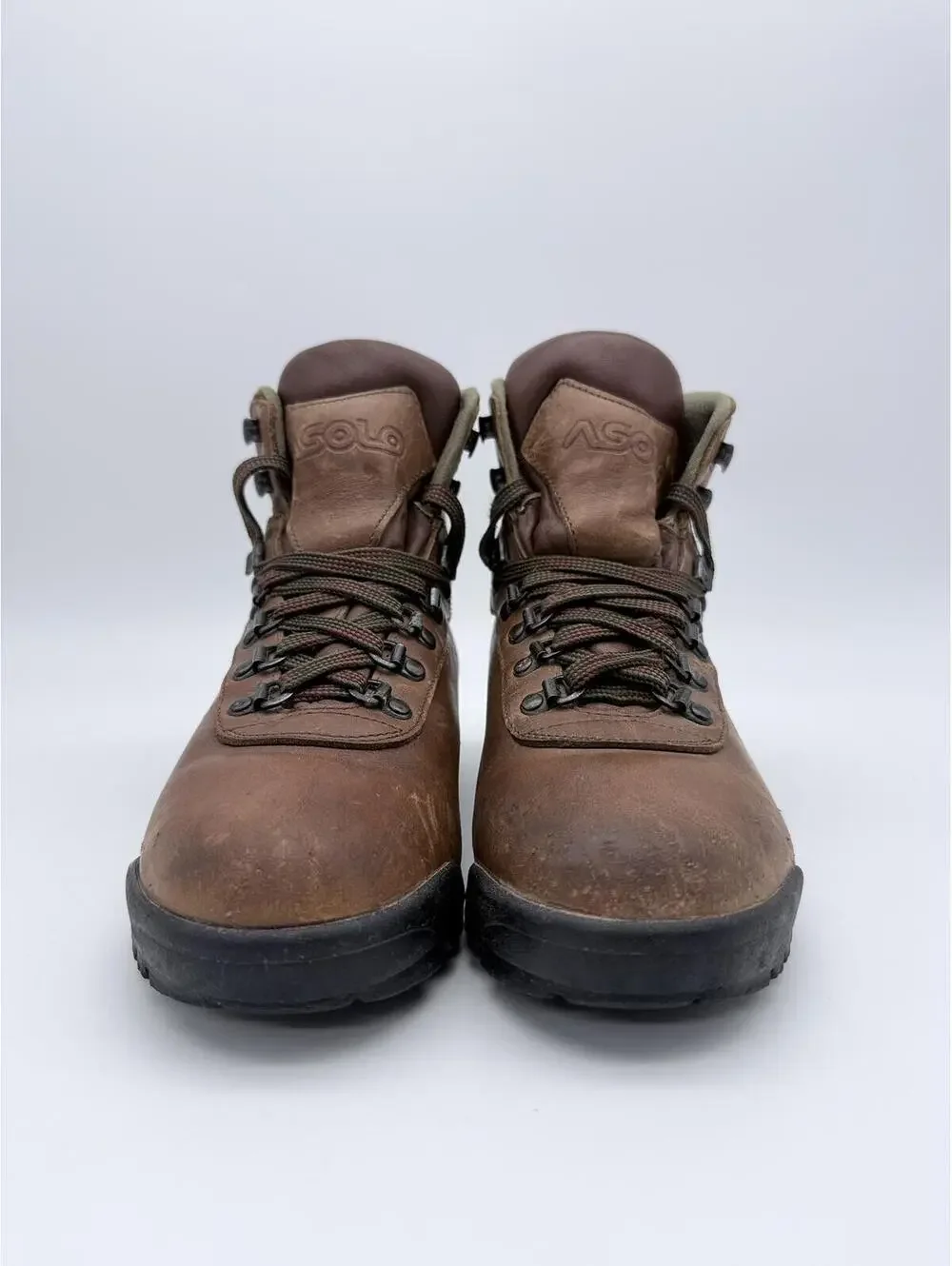 Asolo AFX 520 Women's Gore-Tex Leather Hiking Boots Brown Size 9 Vintage - Picture 2 of 13